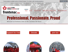 Tablet Screenshot of frontenacskipatrol.com